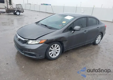 2012 Honda Civic Ex from USA, damaged, VIN 2HGFB2F86CH573662